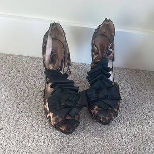 Betsey Johnson Leopard Heels